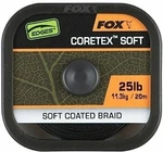 Fox Fishing Edges Naturals Coretex Soft 20 m 20 lbs-9,1 kg Linie împletită