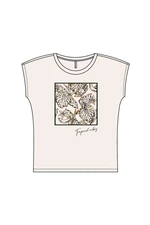 WOMEN'S T-SHIRT L-TS-4093 WHITE