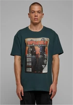 Men's T-shirt oversize Upscale Magazine bottle green