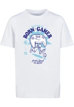 Children's T-shirt Natural Born Gamer Vintage white