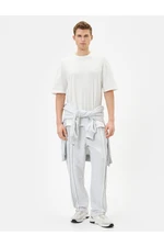 Koton Sweatpants Stitch Detailed Waist Laced Pocket