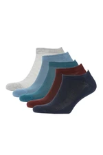 DEFACTO Men's 5-pack Cotton Booties Socks