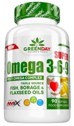 GREENDAY Super Omega 3-6-9, 90 kapsúl