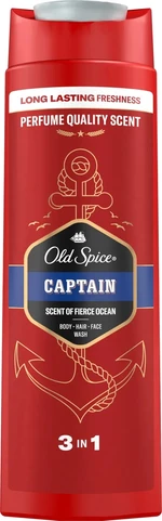 Old Spice Sprchový gel 3 v 1 Captain (Shower Gel + Shampoo) 400 ml