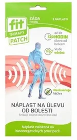 FIT THERAPY Náplast na záda 3 ks