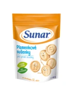 SUNAR detské sušienky písmenkové 150 g