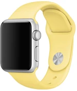 4wrist Silikonový řemínek pro Apple Watch - Žlutá 42/44/45/49 mm - S/M