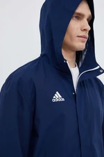 Bunda adidas Performance pánska, tmavomodrá farba, prechodná, IK4011