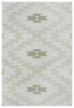 Kusový koberec Flatweave 104870 Cream/Green-80x150