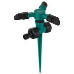 JOYXEON 3-head 360 Angles Rotating Sprinkler With Support Rod Garden Lawn Automatic Irrigation Watering Systems Sprinkle
