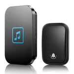 CACAZI FA86 Self-powered Waterproof Wireless Doorbell 1 Transmitter to 1 Receiver Home Call Ring Bell No Battery Require