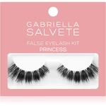 Gabriella Salvete False Eyelash Kit umelé mihalnice s lepidlom typ Princess 1 ks