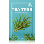 The Saem Natural Mask Sheet Tea Tree plátenná maska s čistiacim a osviežujúcim účinkom 21 ml