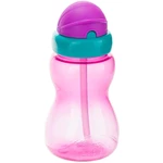 Canpol babies Sport Cup detská fľaša s rúrkou 12m+ Pink 270 ml