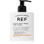 REF Colour Boost Masque jemná vyživujúca maska bez permanentných farebných pigmentov Dark Blonde 200 ml