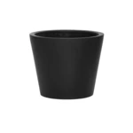 Kvetináč Bucket, farba čierna, viac veľkostí - PotteryPots Velikost: L - v. 60 cm, ⌀ 68 cm