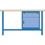 Thur-Metall 84482333_1447 Pracovný stôl (š x v x h) 1500 x 840 x 700 mm