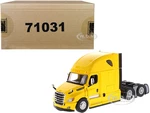 Freightliner New Cascadia Sleeper Cab Truck Tractor Yellow 1/50 Diecast Model by Diecast Masters