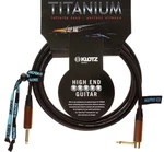 Klotz TIW0300PR Titanium Walnut 3 m Drept - Oblic Cablu de instrument