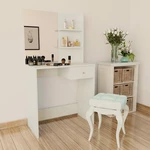 Dressing Table Chipboard 29.5"x15.7"x55.5" White