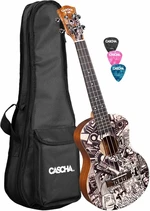 Cascha HH 2609 Art Series Sketch Ukulele tenorowe