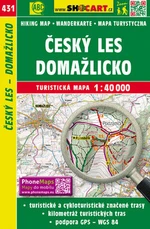 Český les, Domažlicko 1:40 000