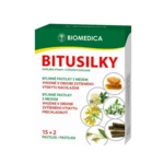 BIOMEDICA Bitusilky bylinné s medom 15+2 pastiliek