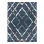 Modrý viskózový koberec Flair Rugs Trellis, 120 x 170 cm