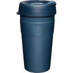 Tmavomodrý cestovný hrnček s vekom KeepCup Spruce Thermal, 454 ml