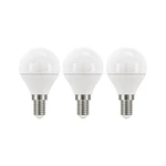 Súprava 3 LED žiaroviek EMOS Classic Mini Globe Neutral White, 6W E14