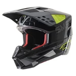 Moto přilba Alpinestars S-M5 Rover antracit/žlutá fluo/šedá maskáčová  M (57-58)