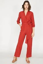 Koton Jumpsuit - Brown - Regular fit