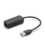 Sieťová karta AQ USB 3.0/RJ45 (xaqcca702) čierna redukcia • RJ45 • USB 3.0 • podpora gigabitovej rýchlosti • Plug&Play • bez nutnosti inštalácie • kom