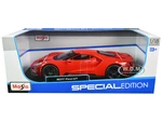 2017 Ford GT Red with Black Wheels "Special Edition" 1/18 Diecast Model Car by Maisto