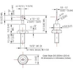 Dioda Vishay 12F10, U(RRM) 100 V, U(FM) 1,26 V, I(F) 12 A, DO 4