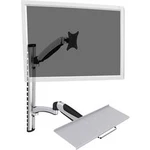 Držák na zeď pro monitor Digitus DA-90354, 38,1 cm (15") - 68,6 cm (27"), černá, stříbrná