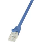 Síťový kabel RJ45 LogiLink CP1036U, CAT 5e, U/UTP, 1.00 m, modrá