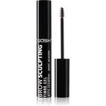 Gosh Brow Sculpting Fibre Gel gel na obočí s kartáčkem odstín 001 Nutmeg 8 ml