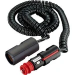 Spirálový kabel do autozásuvky ProCar, 67828200, 12/24 V, 8 A, 0,6 m