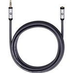 Prodlužovací kabel Oehlbach, jack zástr. 3.5 mm/jack zástr., černý, 3 m