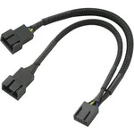 Y kabel k PC ventilátoru PC větrák Akasa AK-CBFA04-15, 15.00 cm, černá