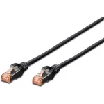 Síťový kabel RJ45 Digitus DK-1644-005/BL, CAT 6, S/FTP, 0.50 m, černá