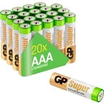 Mikrotužková baterie AAA alkalicko-manganová GP Batteries GP24AET-2VS20, 1.5 V, 20 ks