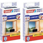 Síťka proti hmyzu TESA Insect Stop COMFORT do oken v balení 2 ks tesa COMFORT, (d x š) 1000 mm x 1000 mm, antracitová, 2 ks