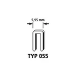 1200 úzké svorky 1200 ks Wolfcraft 7167000 Typ svorek 055