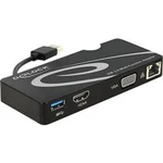 Síťový adaptér 1 GBit/s Delock USB 3.0 HDMI™, VGA, USB 3.2 Gen 1 (USB 3.0), LAN (až 1 Gbit/s)