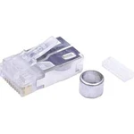 RJ45 konektor BEL Stewart Connectors 940-SP-361010-A217 - zástrčka, rovná RJ48 počet pólů: 10P10C, čiré sklo, 1 ks