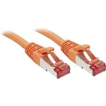 Síťový kabel RJ45 LINDY 47808, CAT 6, S/FTP, 1.50 m, oranžová