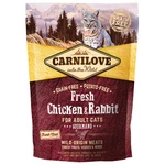 Carnilove Fresh Chicken & Rabbit Gourmand for Adult cats 400g