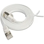 Slim Wirewin PKW-STP-SLIM-KAT6 0.5 WS RJ45 sieťové káble, prepojovacie káble CAT 6 U/FTP 0.50 m biela plochý 1 ks